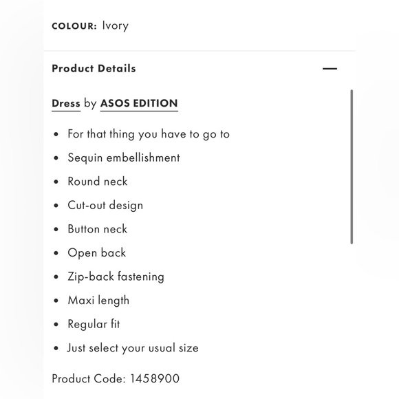 NWOT ASOS EDITION embellished print maxi dress - Picture 11 of 15